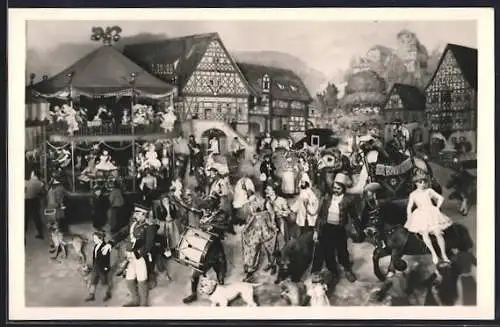 AK Sonneberg / Thüringen, Thüringer Kirmes, Weltausstellungsgruppe für Brüssel 1910