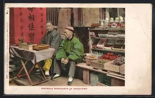 AK Chinatown, Sidewalk Merchants