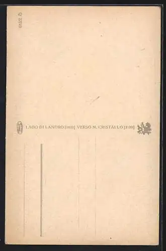 Künstler-AK Rudolf Alfred Höger: Lago di Landro, Lago di Landro verso M. Cristallo