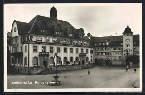 AK Herisau, Kantonalbank mit Platz