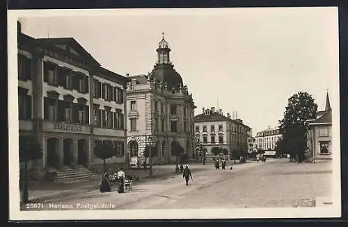 AK Herisau, Realschule und Postgebäude