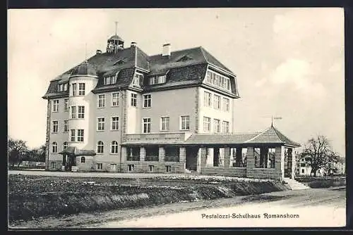 AK Romanshorn, Partie am Pestalozzi-Schulhaus