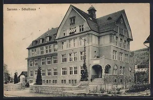 AK Sarnen, Blick auf das Schulhaus