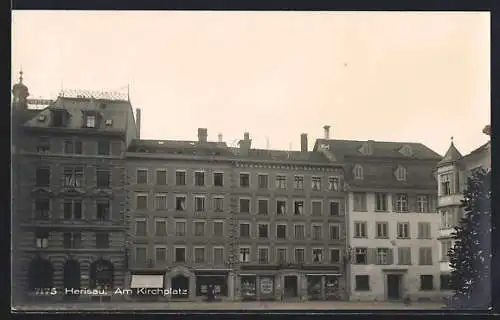 AK Herisau, Gebäude am Kirchplatz