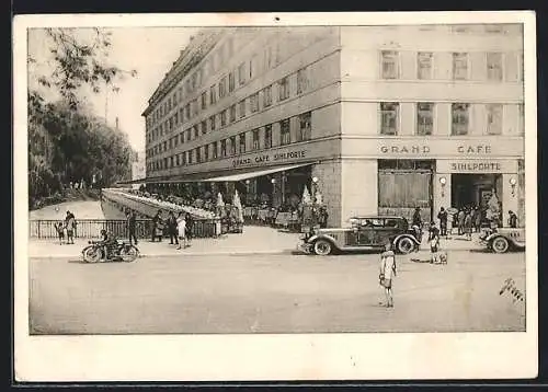 AK Zürich, Grand Café Sihlporte in der Sihlstrasse