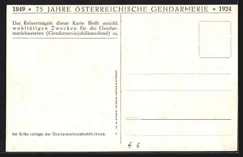 AK K. K. Gendarmerie, verschiedene Ränge und ihre Uniformen