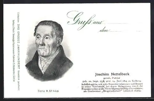 AK Preussischer Patriot Joachim Nettelbeck