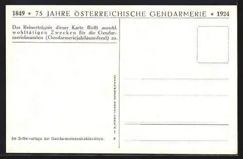 AK K. K. Gendarmerie, verschiedene Ränge und ihre Uniformen