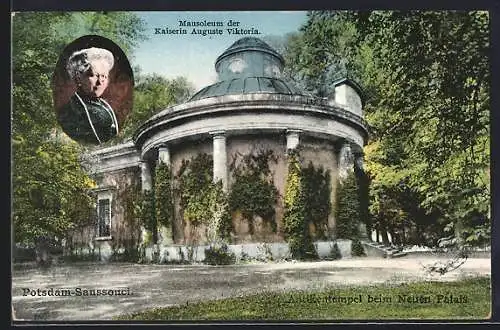 AK Potsdam, Sanssouci, Mausoleum der Kaiserin Auguste Viktoria