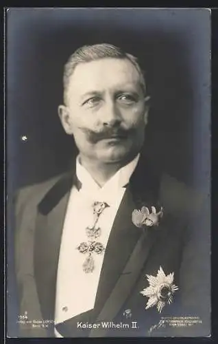 AK Portrait Kaiser Wilhelm II.