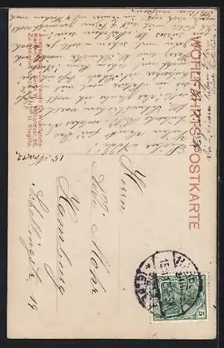 AK Kaiser Wilhelm II. in Uniform mit Orden hält seinen ältesten Enkel im Arm