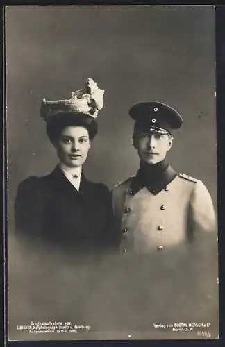 AK Kronprinz Wilhelm von Preussen mit Gattin Cecilie