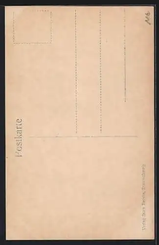 AK Victoria Louise Herzogin von Braunschweig mit Söhnen Ernst August und Georg Wilhelm
