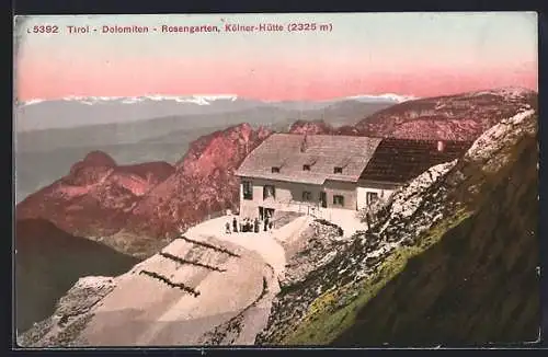 AK Kölner-Hütte, Rosengartenpanorama
