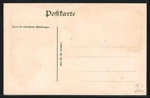 Lithographie Lauterbach / Hessen, Ortspartien, weinendes Kind