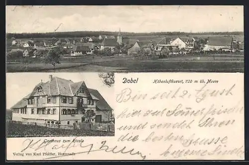 AK Dobel / Enz, Gasthaus Zum Rössle, Panorama