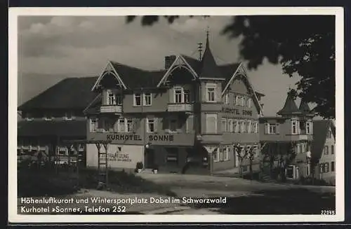 AK Dobel /Schwarzwald, Kur-Hotel Sonne