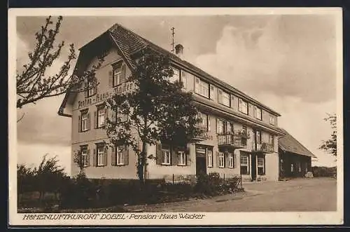 AK Dobel / Enz, Pension-Haus Wacker