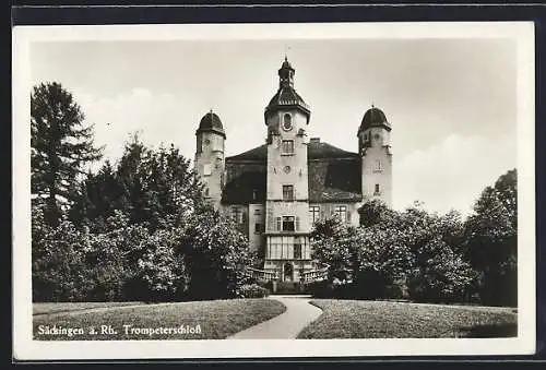 AK Säckingen a. Rh., Trompeterschloss