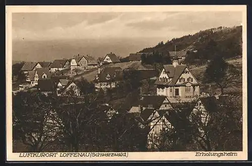 AK Loffenau, Teilansicht mit Erholungsheim