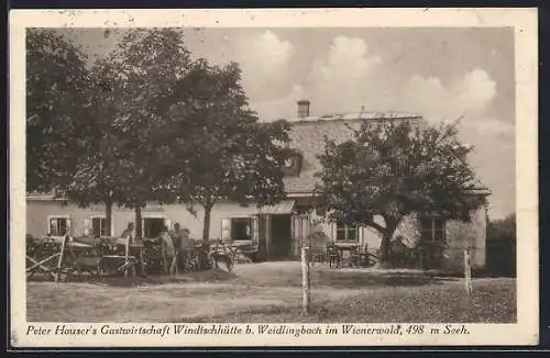 AK Weidlingbach im Wienerwald, Peter Hauser`s Gasthaus