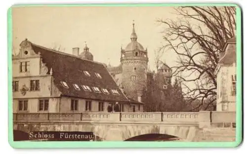 Fotografie G. G. Lange, Darmstadt, Ansicht Michelstadt / Odenwald, Schloss Fürstenau