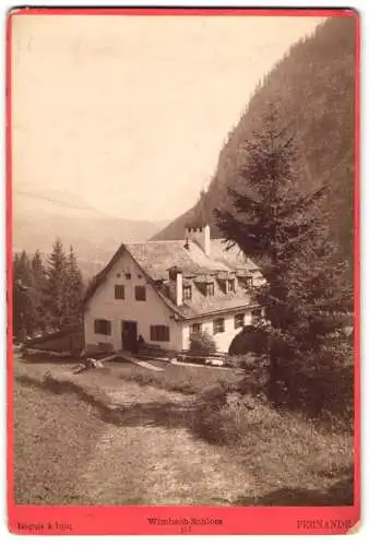 Fotografie Fernande, Wimbach-Schloss, Ansicht Ramsau b. Berchtesgaden, Bauernhaus auf einer Alm