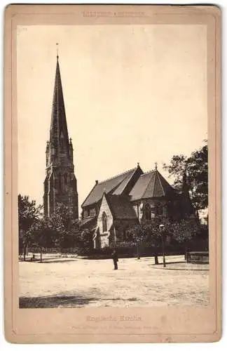 Fotografie Wilhelm Hoffmann, Dresden, Ansicht Dresden, Strasseneck an der englischen Kirche