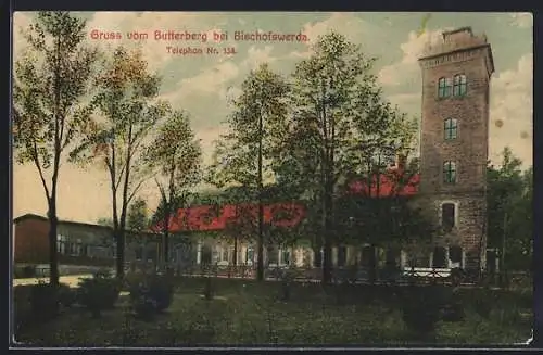 AK Bischofswerda, Partie auf dem Butterberg