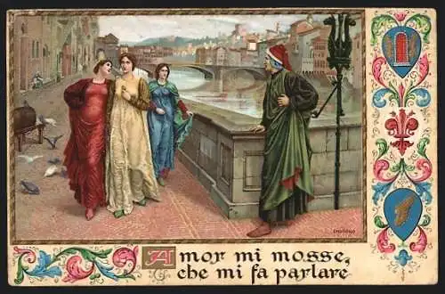 AK Firenze, The Meeting of Dante and Beatrice