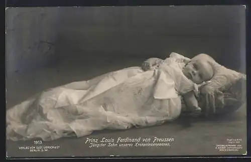 AK Prinz Louis Ferdinand von Preussen als Säugling