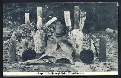 AK Französische Minen und Flügelminen, Munition