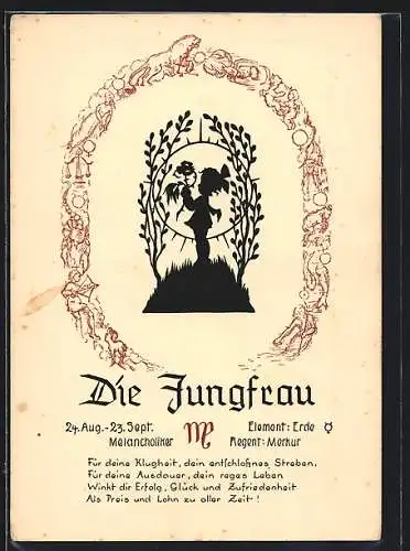 AK Charaktereigenschaften des Sternzeichens Jungfrau
