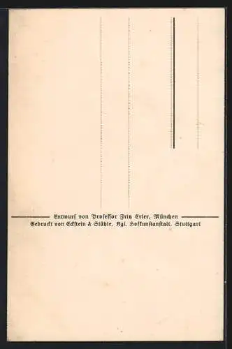 AK Zeichnet Kriegsanleihe!, Pilot in seinem Flugzeug