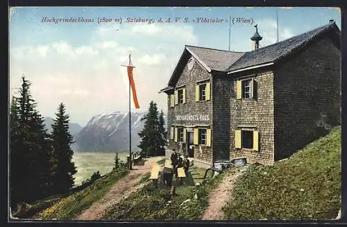 AK Berghütte Hochgründeckhaus d. A.V.S. Pongau