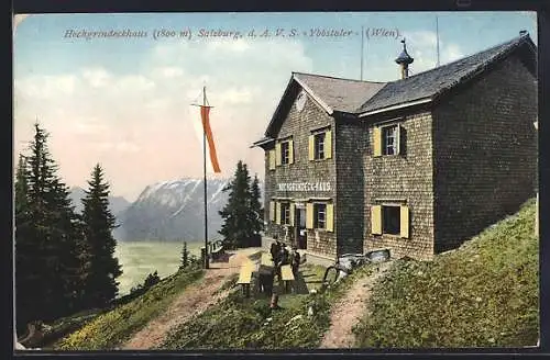 AK Berghütte Hochgründeckhaus d. A.V.S. Pongau