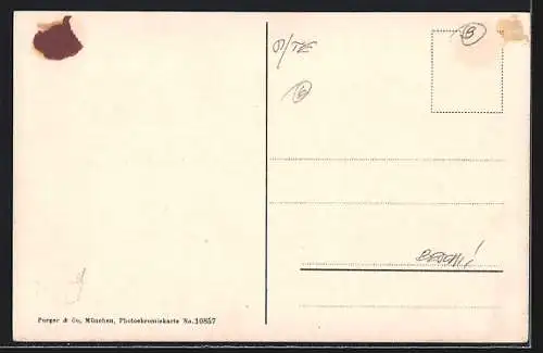 AK Purtschellerhaus, Berghütte der A. V. S. Sonneberg mit Hohem Göll