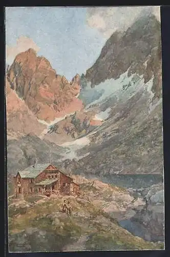 AK Karlsbader Hütte, Berghütte im Laserz, Lienzer Dolomiten