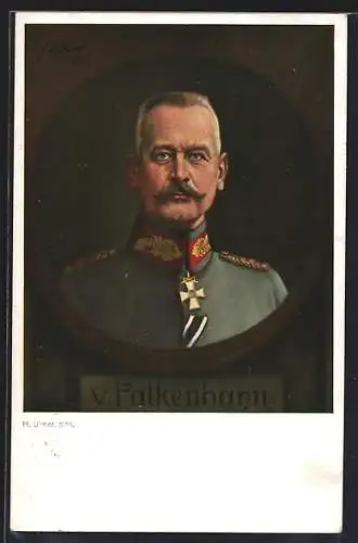 AK Heerführer v. Falkenhayn, Porträt