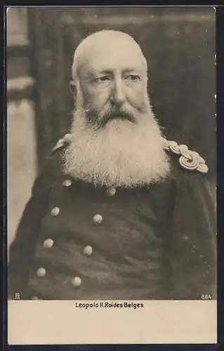 AK Leopold II. Roi des Belges