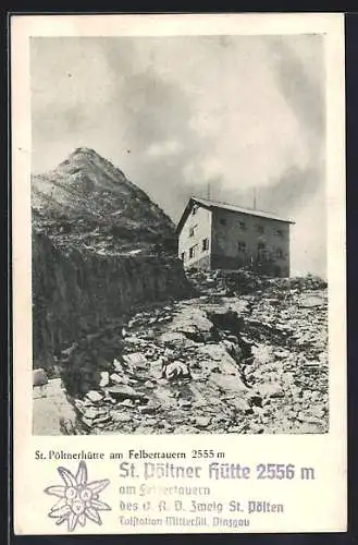 AK St. Pöltnerhütte, Hütte mit Felbertauern