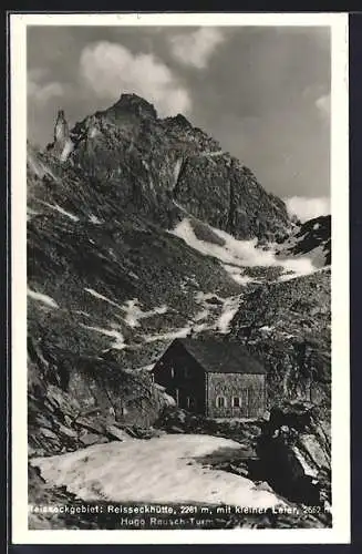 AK Reisseckhütte, an der Berghütte mit kleiner Leier