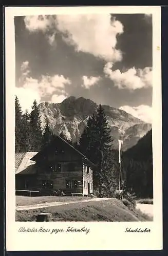 AK Almtaler-Haus gegen Schermberg