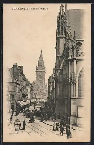 AK Dunkerque, Rue de l`Église