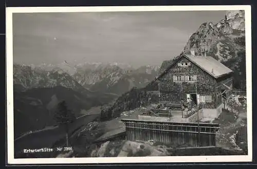 AK Erfurterhütte, Blick ins Tal