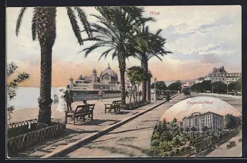 AK Nice, Palais de la Jetee Promenade