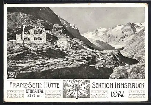 AK Franz-Senn-Hütte der Sektion Innsbruck