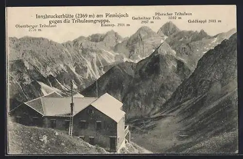 AK Innsbruckerhütte, Gebirgspartie am Pinnisjoch