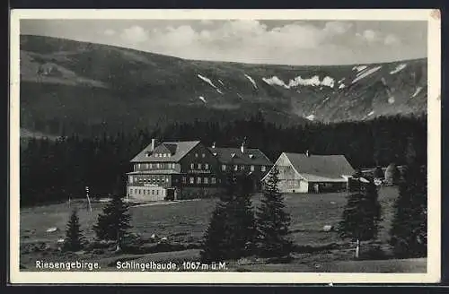 AK Riesengebirge, Schlingelbaude