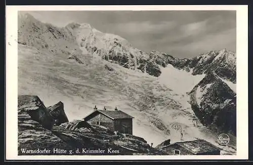 AK Warnsdorfer Hütte, Krimmler Kees